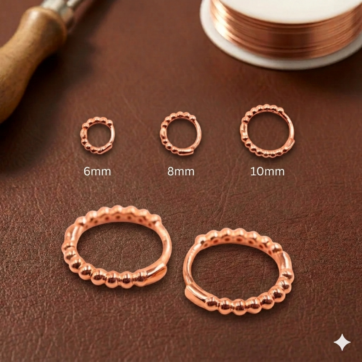 Gina's Small Copper Earrings