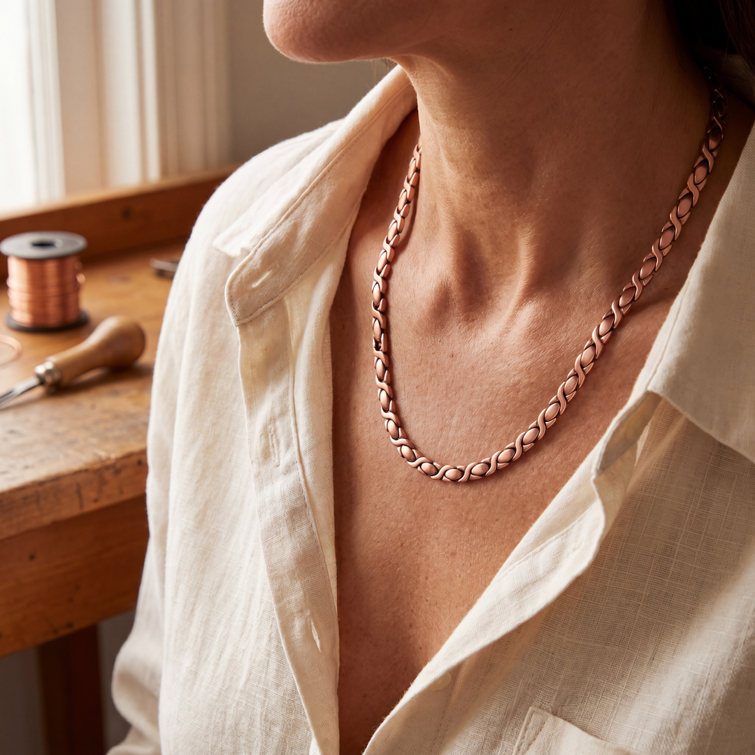 Gina's Cedar Copper Necklace