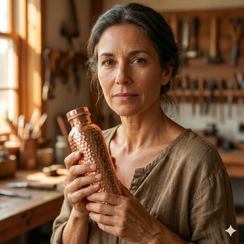 Gina's Copper Water bottle