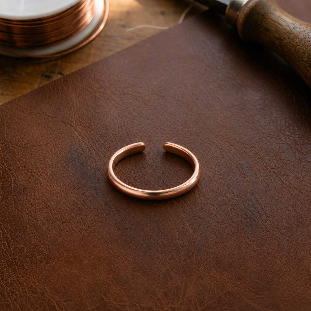 Gina's Slick Copper Toe Ring