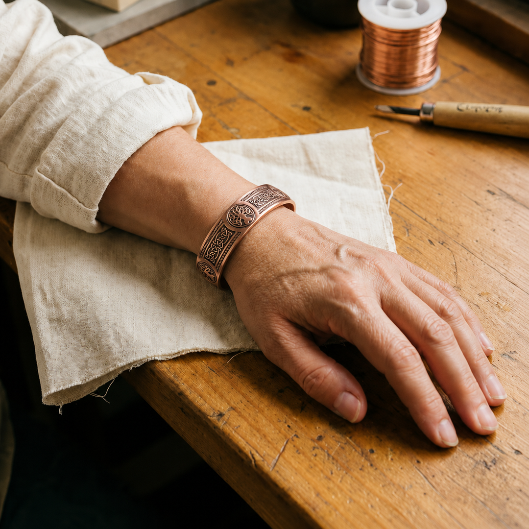 Gina's Bough Copper Bracelet