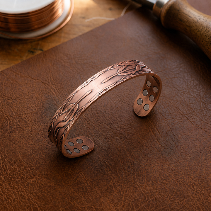 Gina's Frond Copper Bracelet