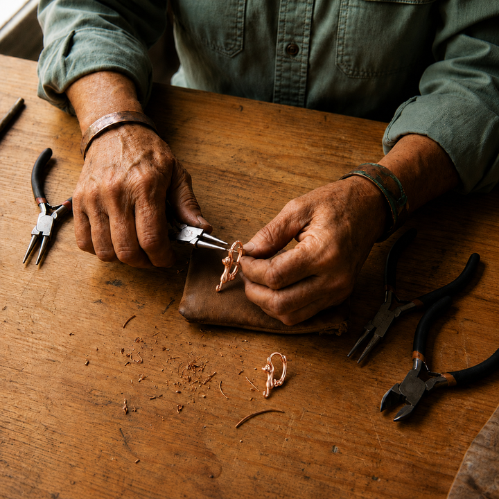 Gina's Kiln Copper Earrings