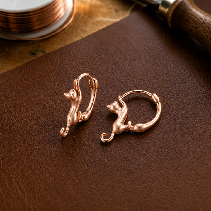 Gina's Kiln Copper Earrings