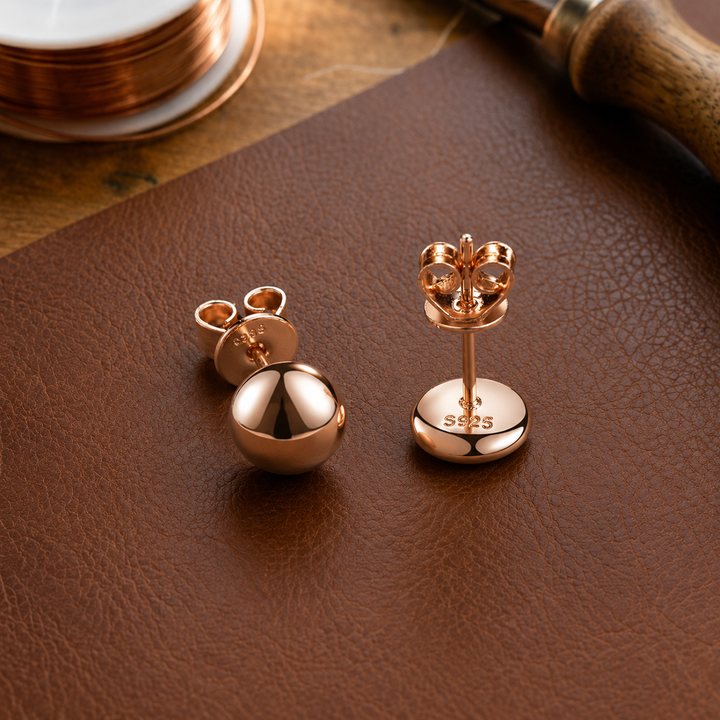 Gina's Dome Copper Earrings