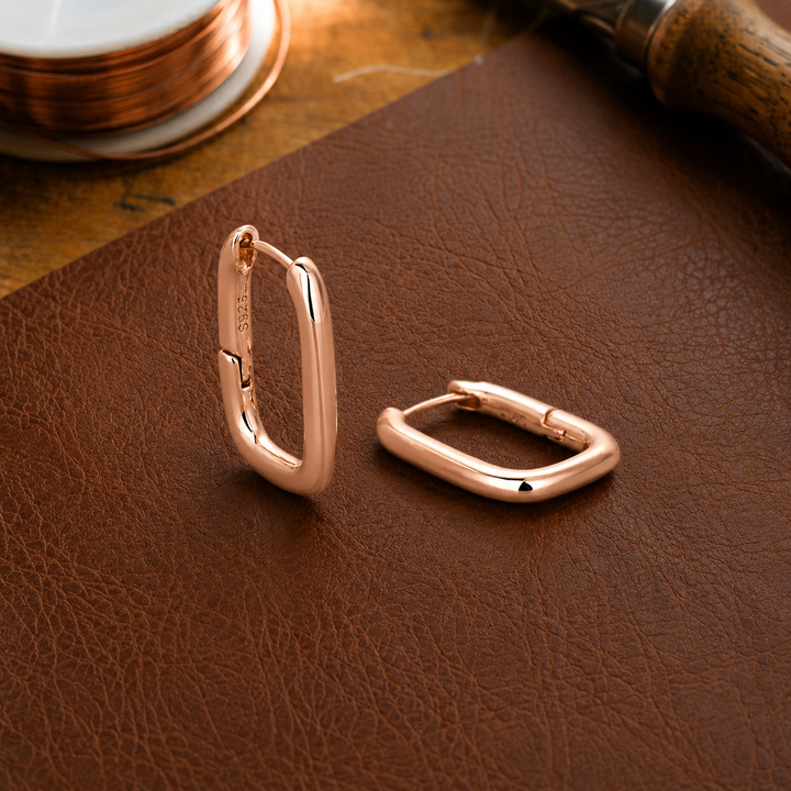 Gina's Clasp Copper Earrings
