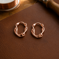 Gina's Swirl Copper Earrings