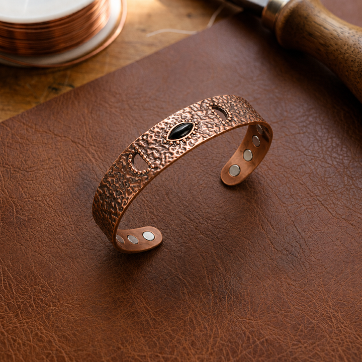 Gina's Flint Copper Bracelet