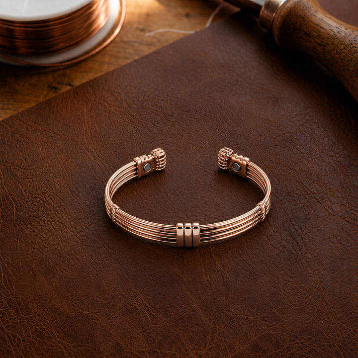 Gina's Cord Copper Bracelet