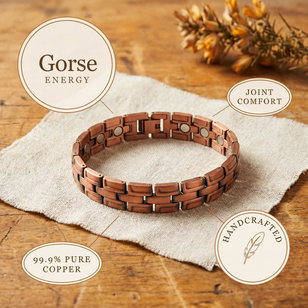 Gina's Gorse Men's Copper Bracelet