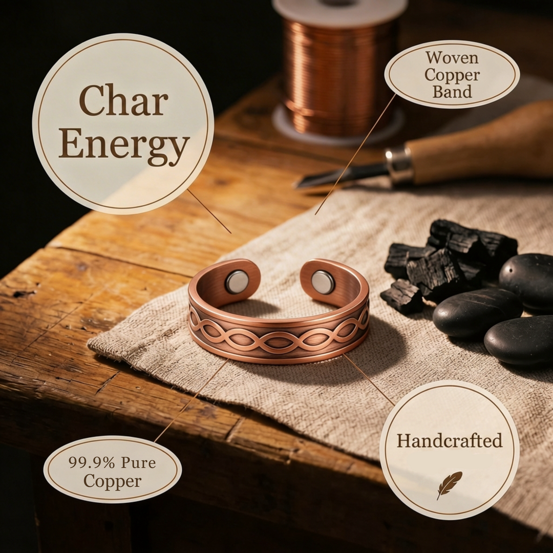 Gina's Char Copper Ring