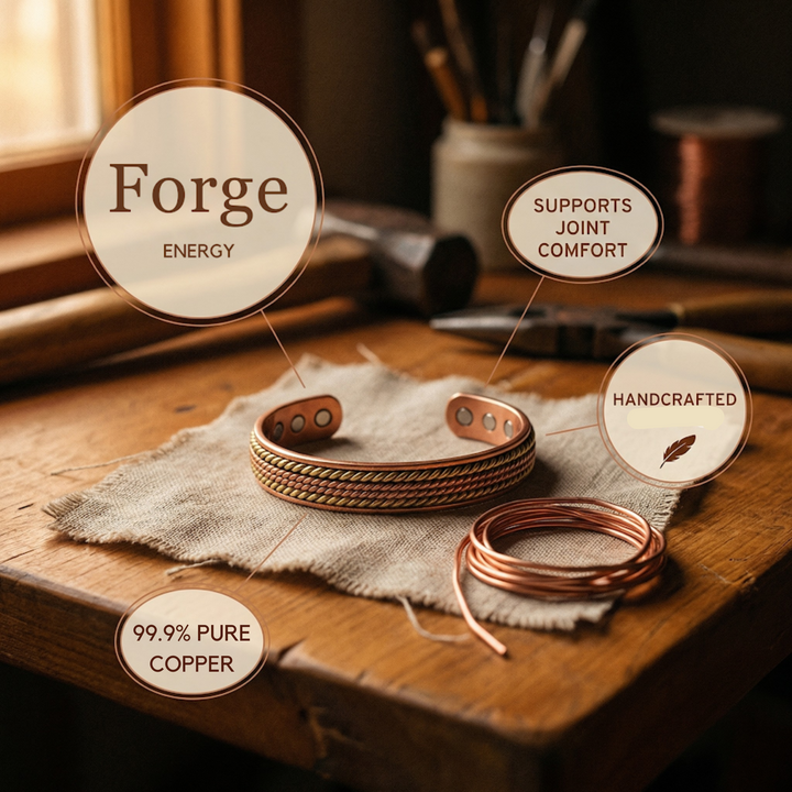 Gina's Forge Copper Bracelet