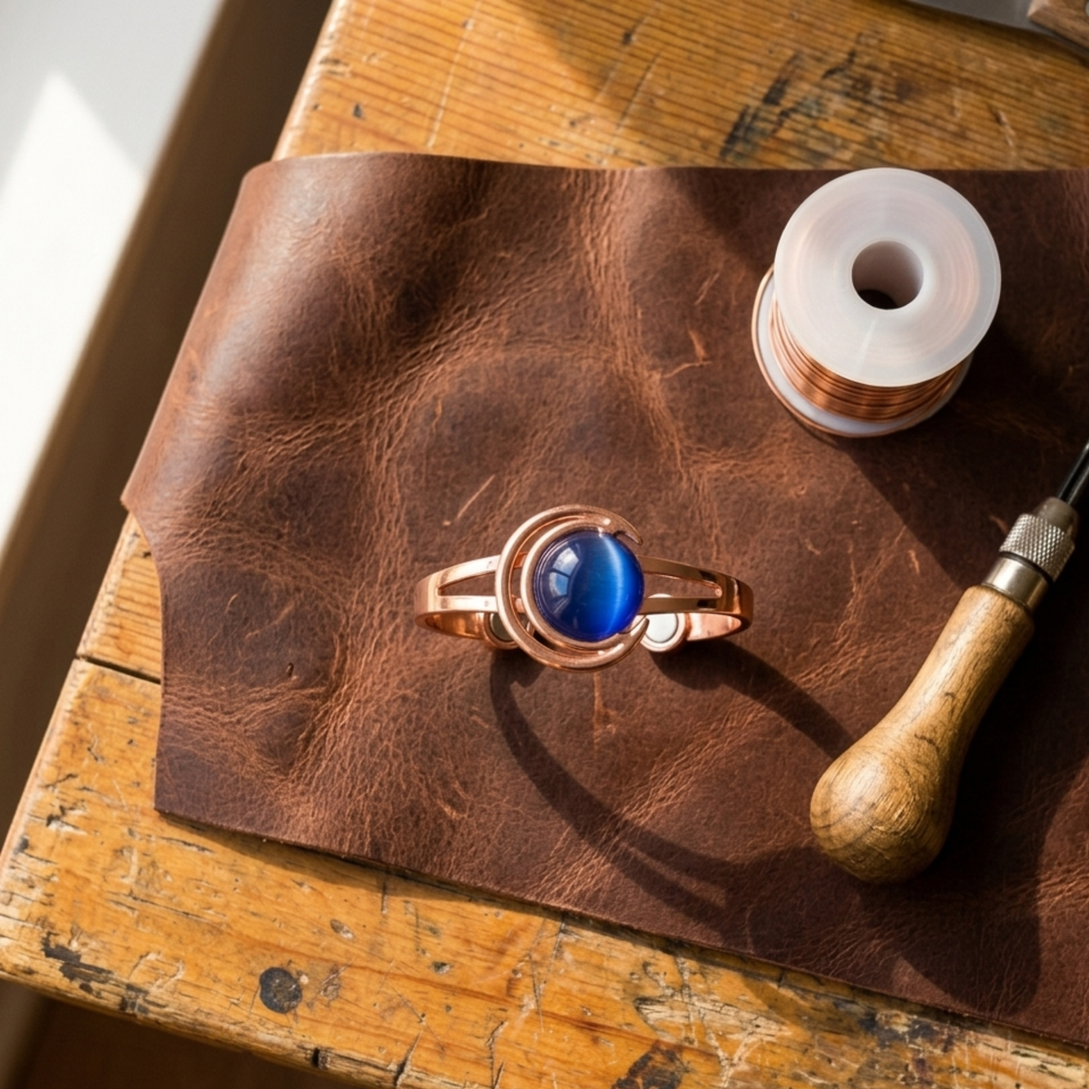 Gina's Sphere Copper Bracelet