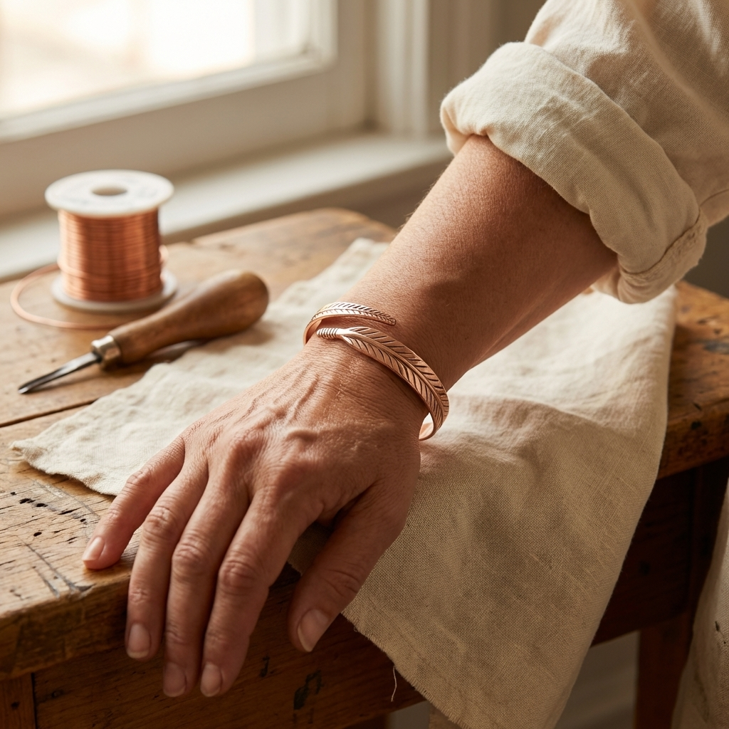 Gina's Root Copper Bracelet