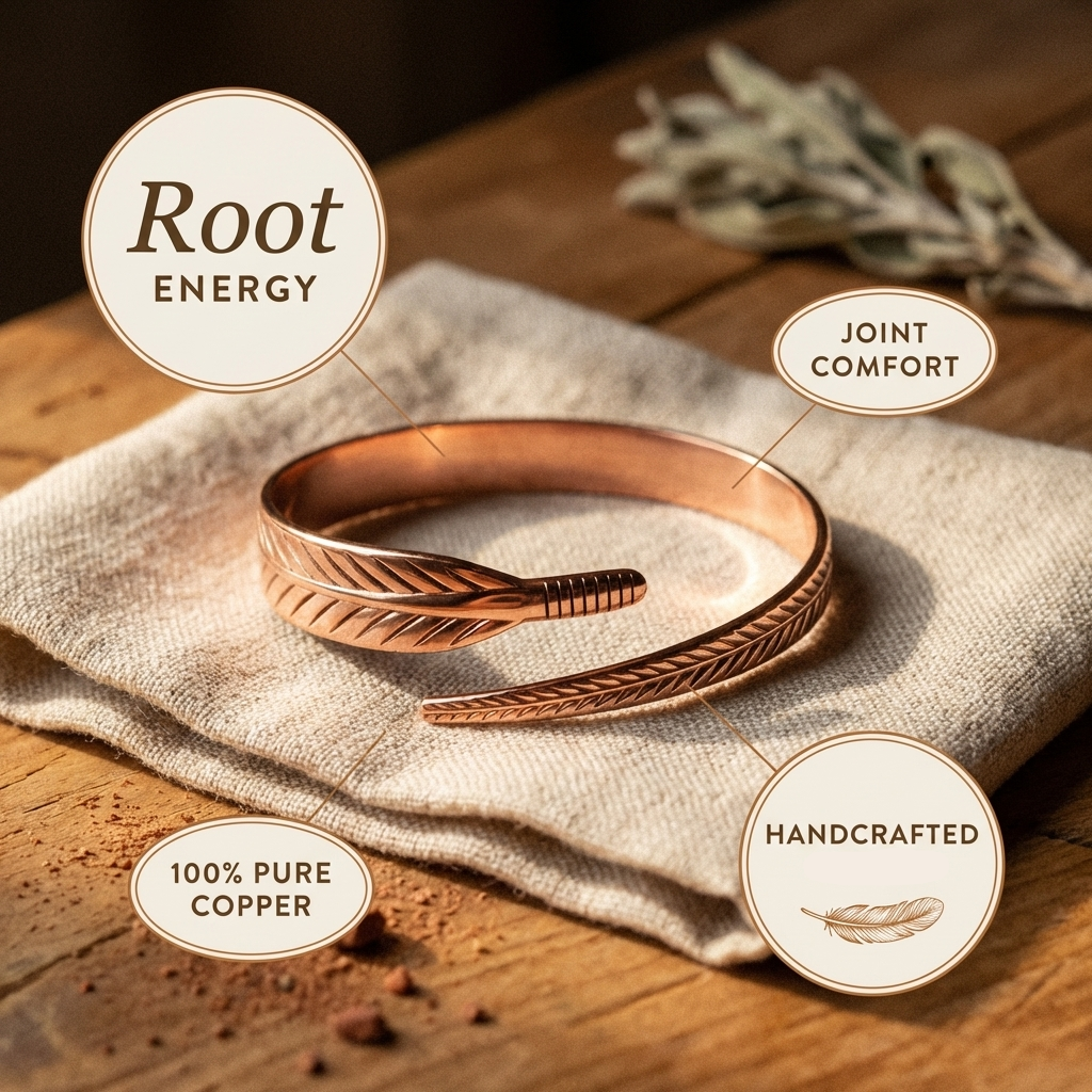 Gina's Root Copper Bracelet