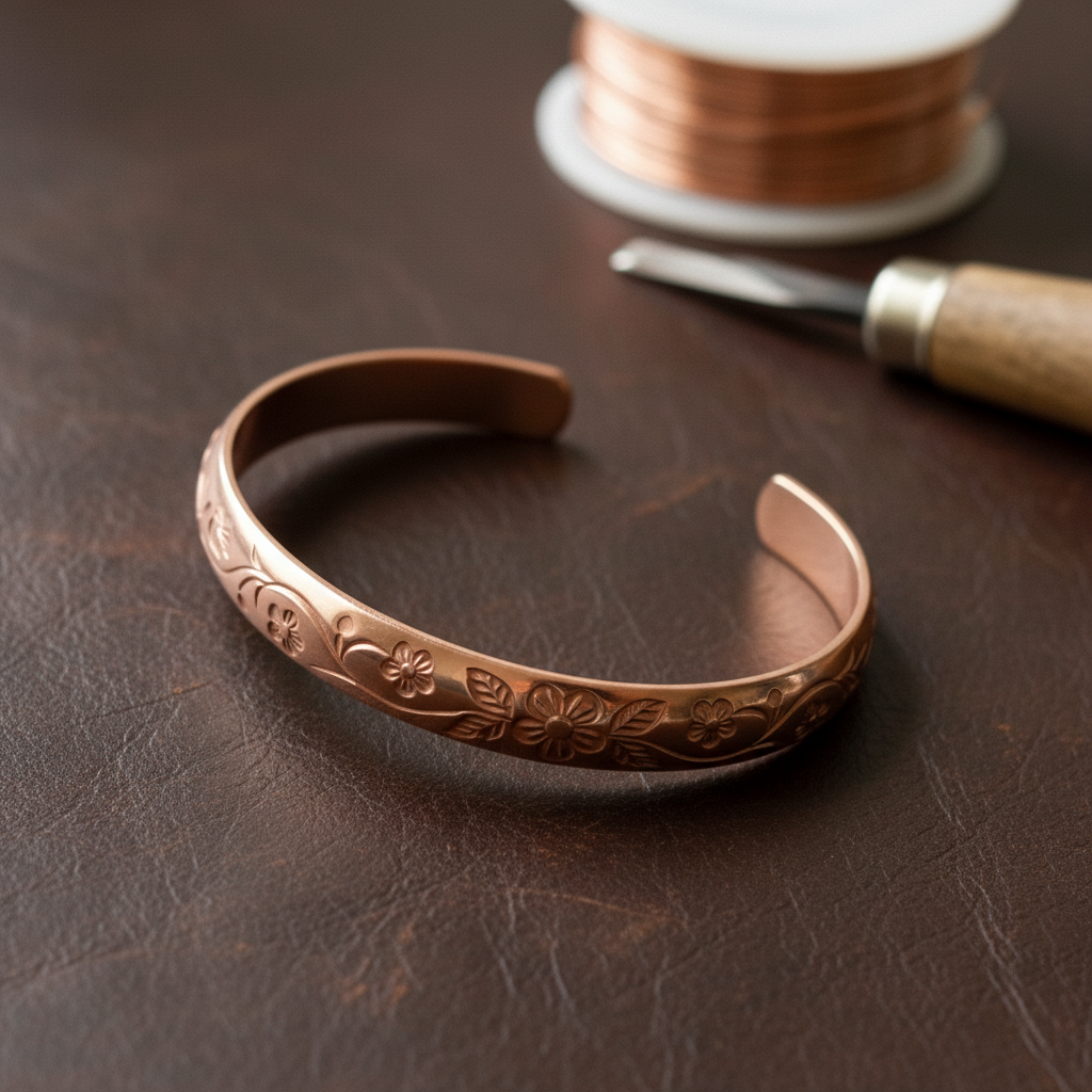 Gina's Bloom Copper Bracelet