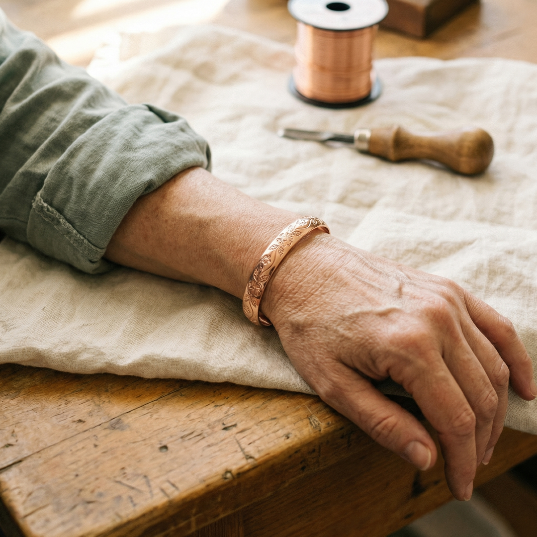 Gina's Bloom Copper Bracelet
