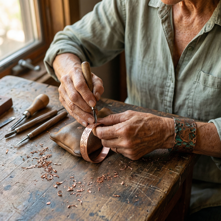 Gina's Bloom Copper Bracelet