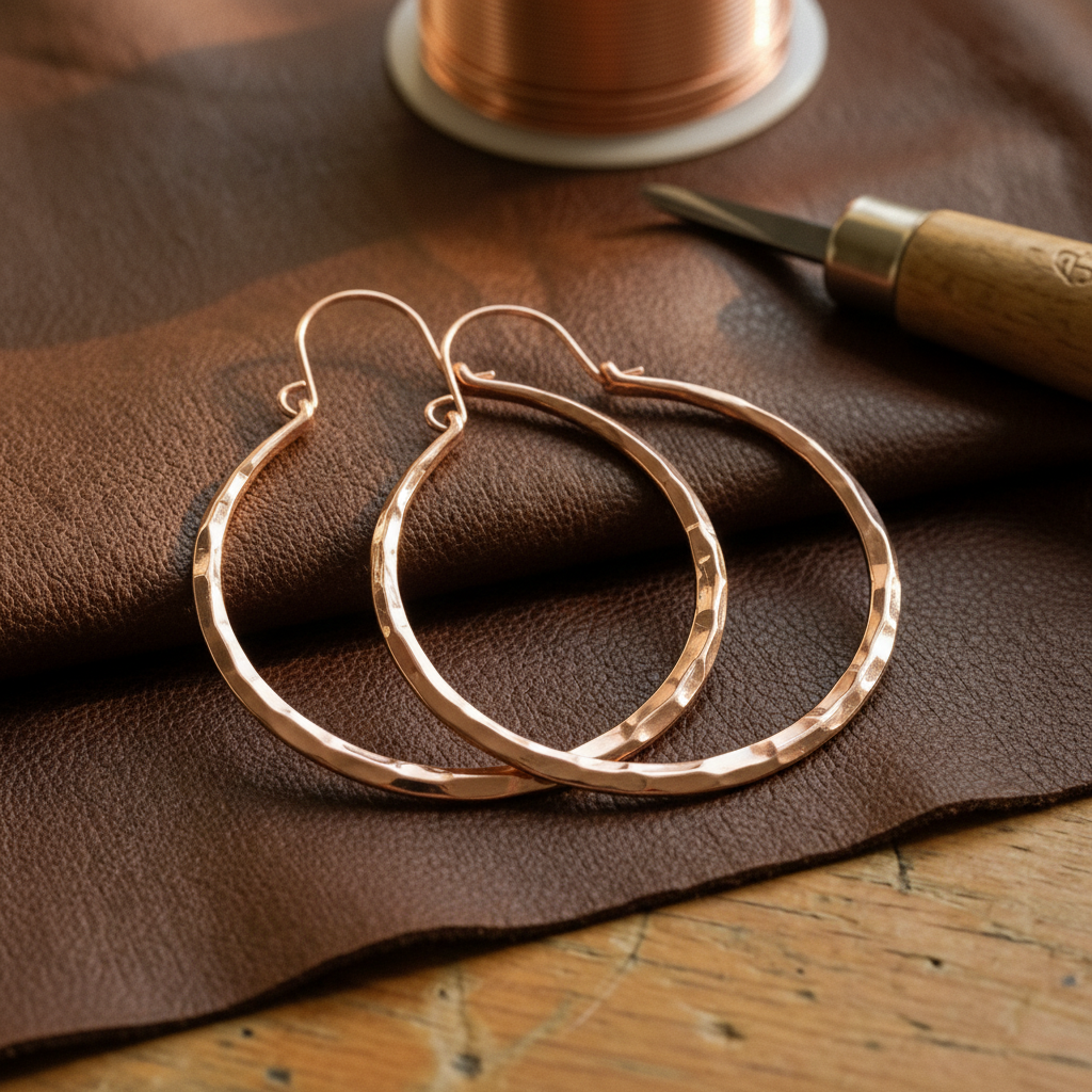 Gina's Willow Copper Earrings