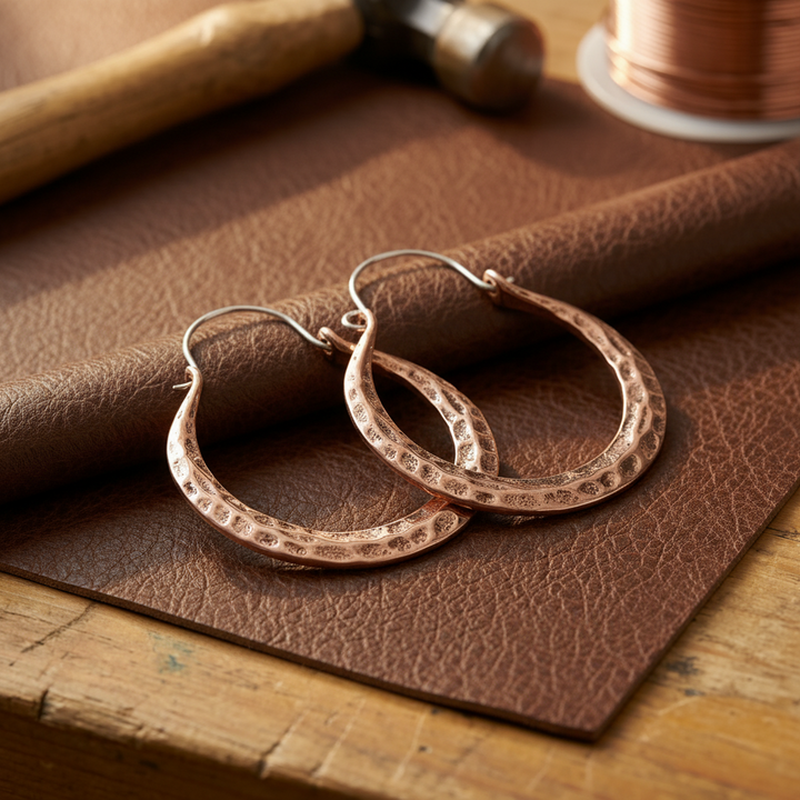Gina's Ember Copper Earrings
