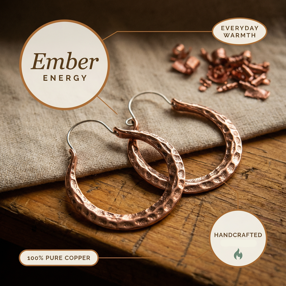 Gina's Ember Copper Earrings
