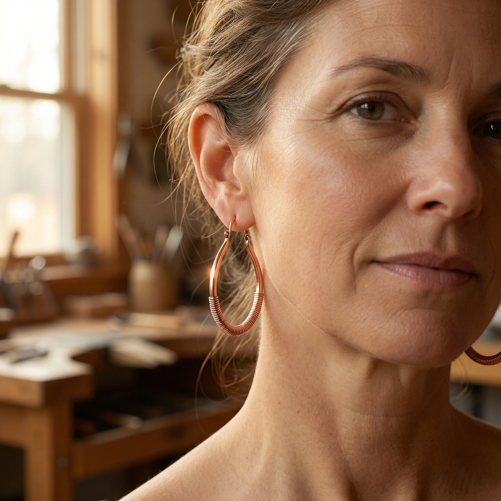 Gina's Creek Copper Earrings