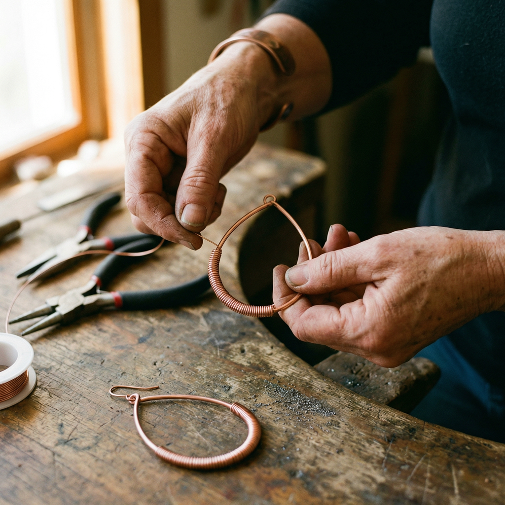 Gina's Creek Copper Earrings