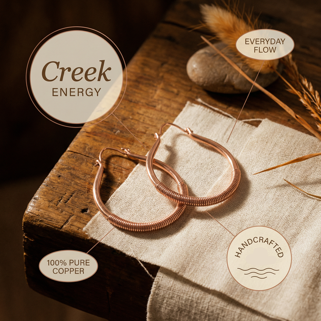 Gina's Creek Copper Earrings