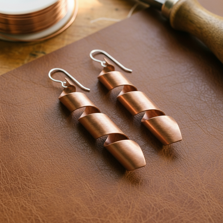 Gina's Dusk Copper Earrings