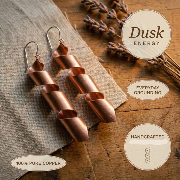 Gina's Dusk Copper Earrings