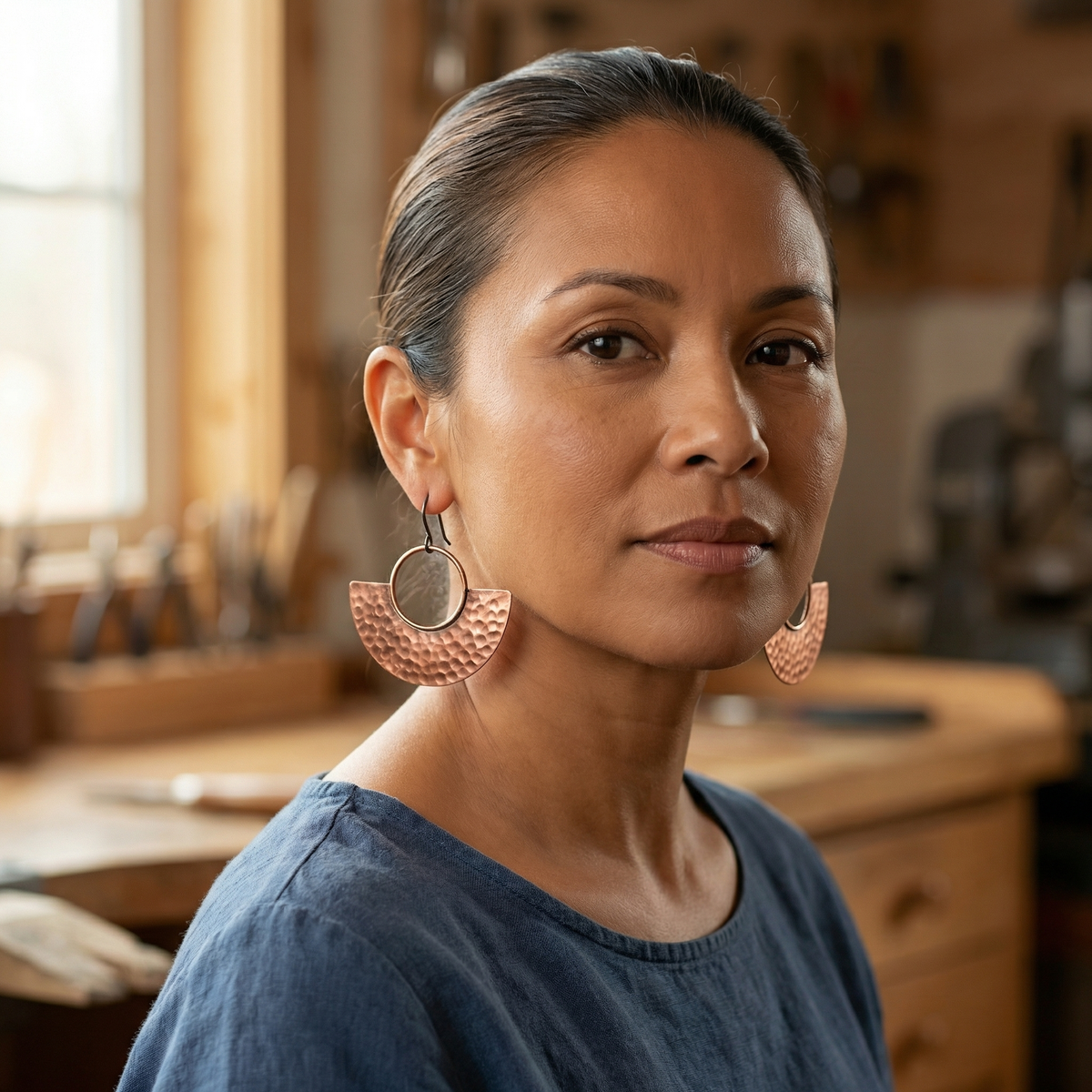 Gina's Sol Copper Earrings