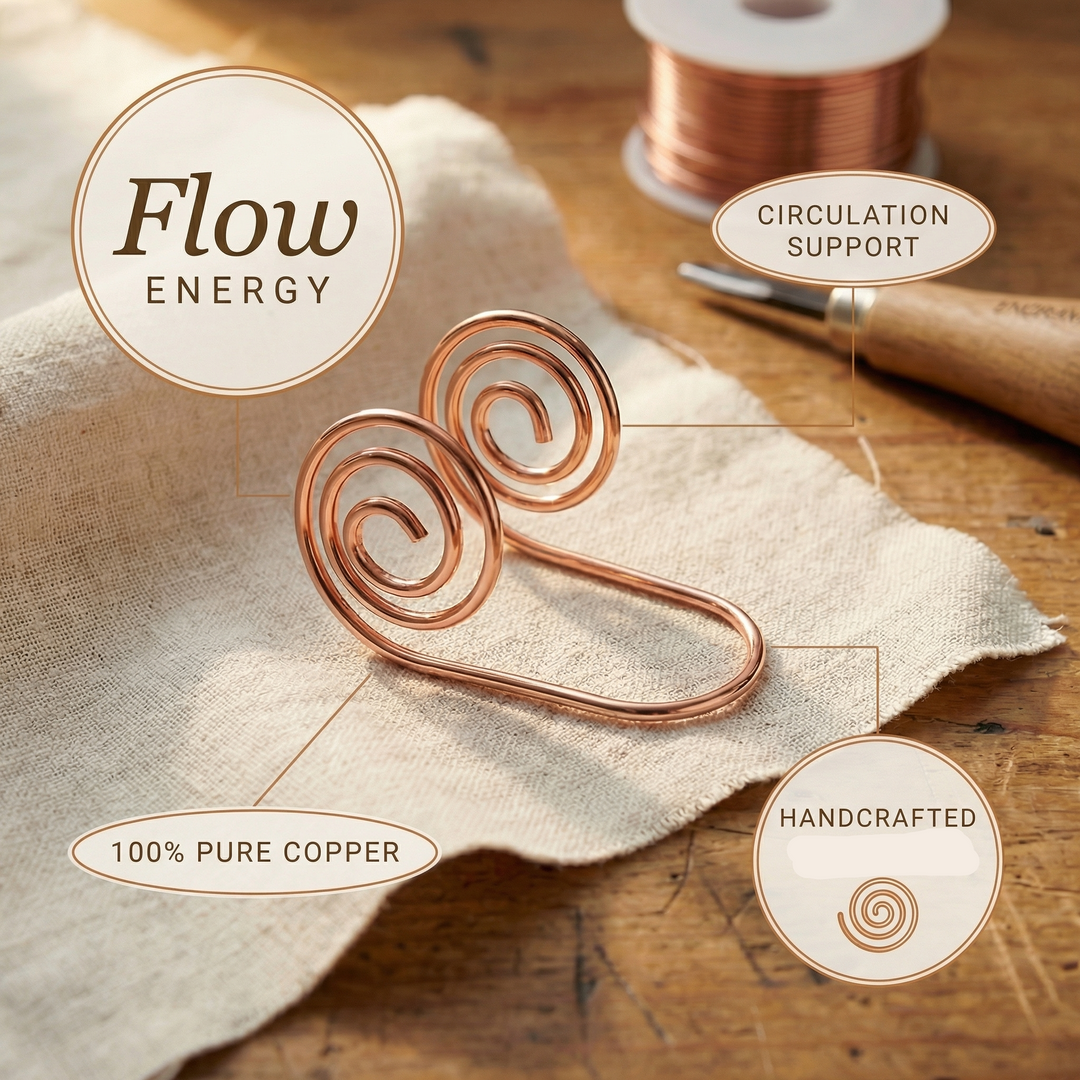 Gina's Flow Copper Hand Spiral