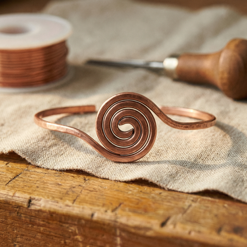 Gina's Coil Copper Anklet