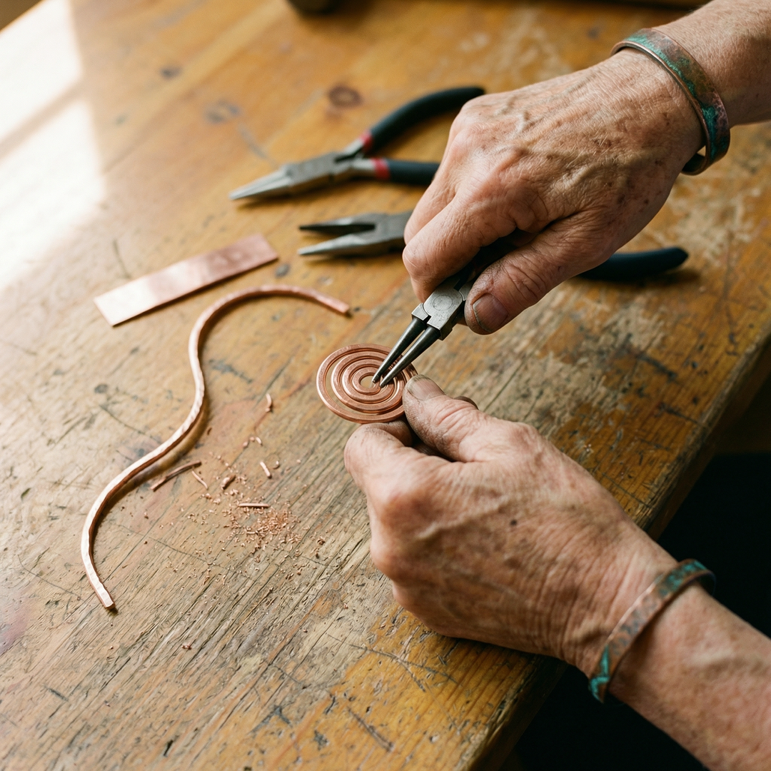Gina's Coil Copper Anklet