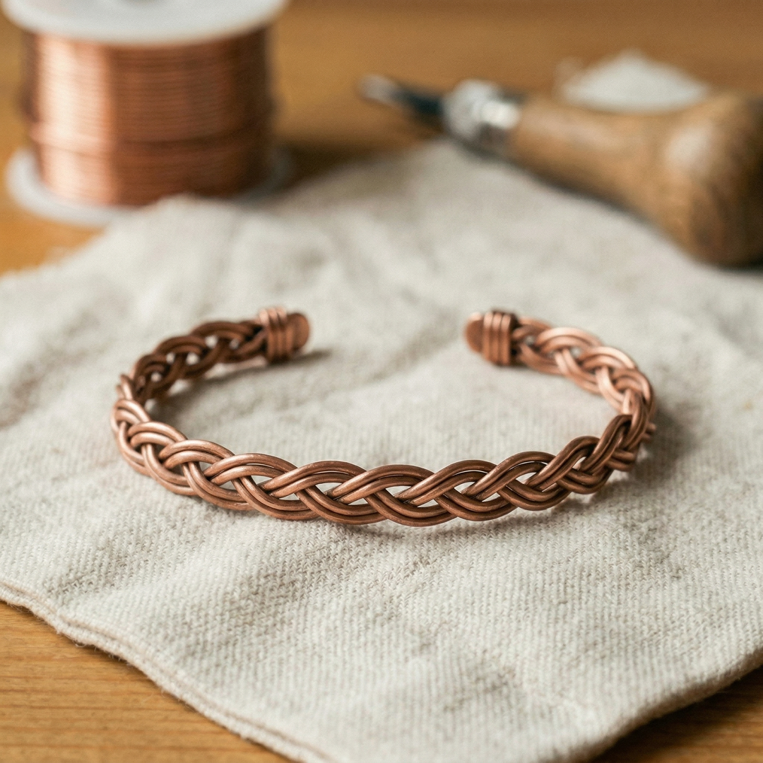 Gina's Reed Copper Anklet