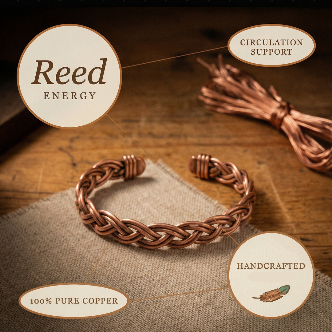 Gina's Reed Copper Anklet