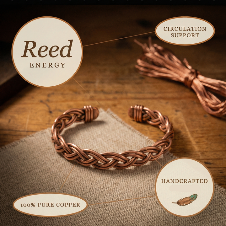 Gina's Reed Copper Anklet