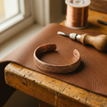 Gina's Weave Elegant Copper Bracelet