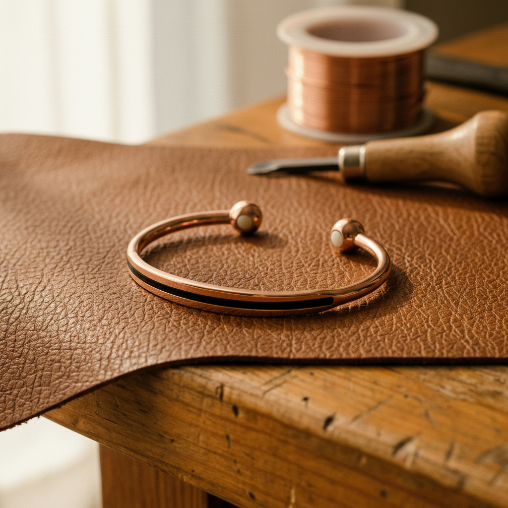 Gina's Vein Copper Bracelet