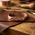 Gina's Seam Copper Bracelet