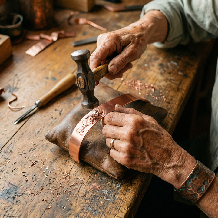 Gina's Loam Copper Bracelet