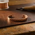 Gina's Furrow Copper Bracelet