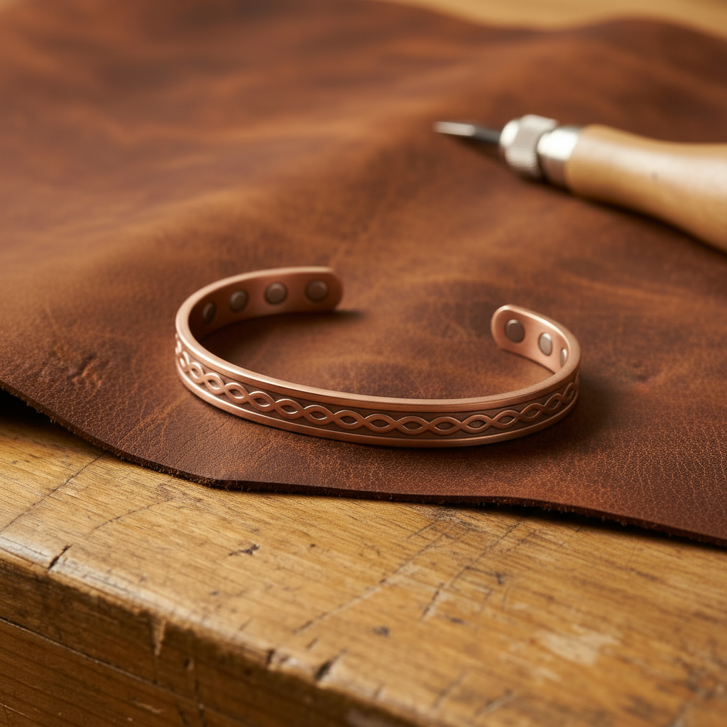 Gina's Current Copper Bracelet