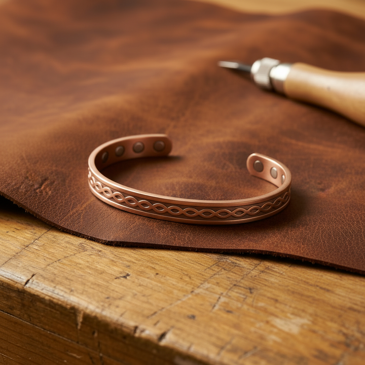 Gina's Current Copper Bracelet
