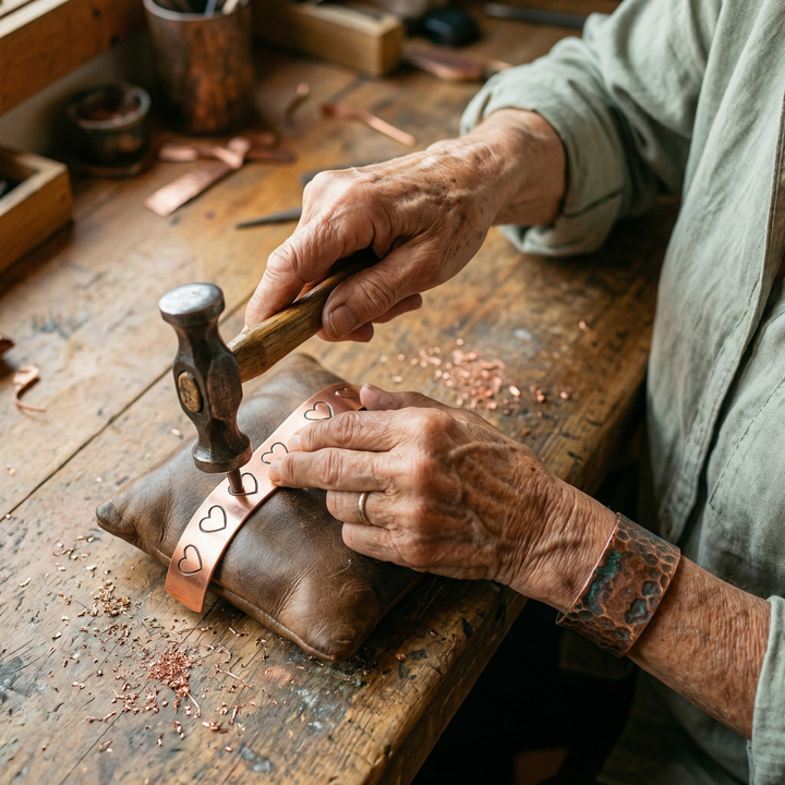 Gina's Hearth Copper Bracelet