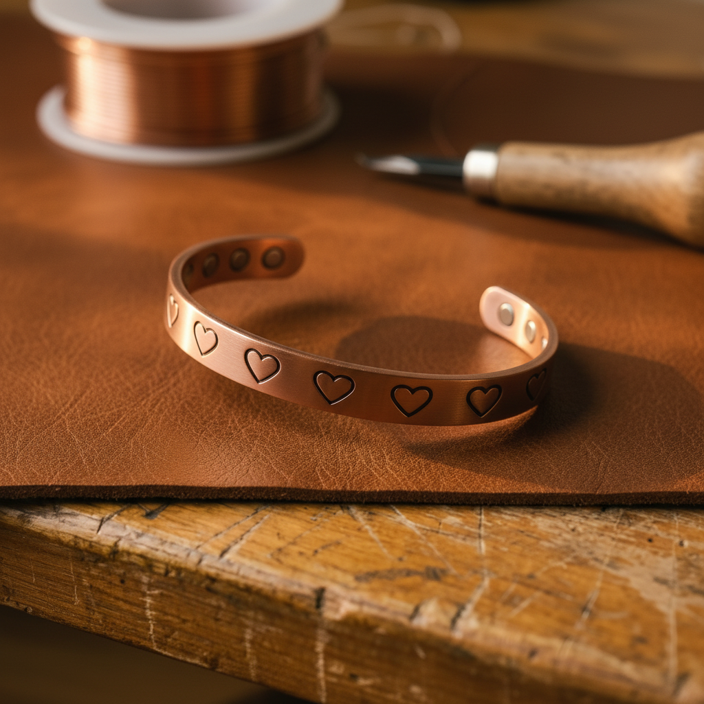 Gina's Hearth Copper Bracelet