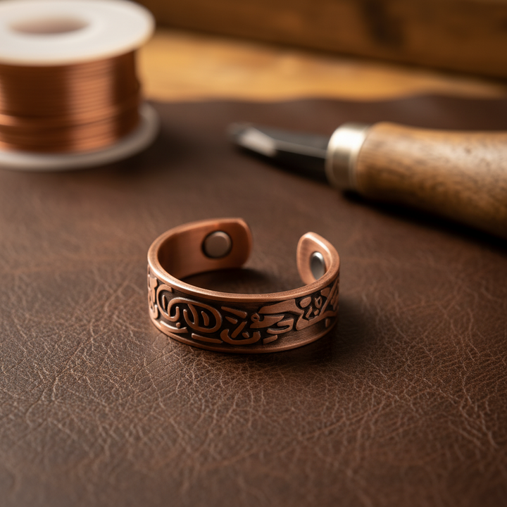 Gina's Burr Copper Ring