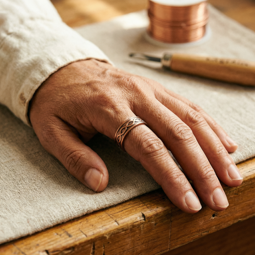 Gina's Char Copper Ring