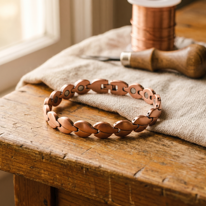 Gina's Marsh Copper Anklet