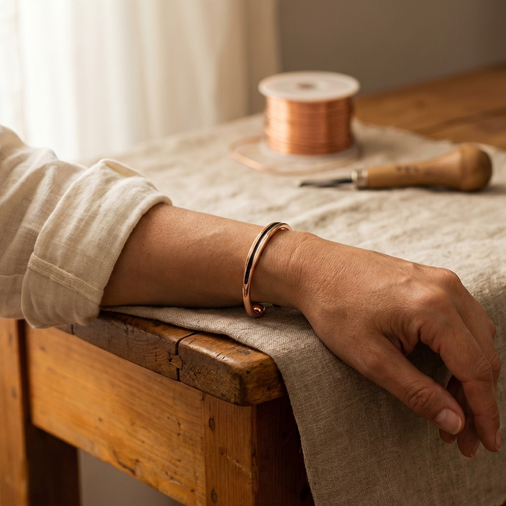 Gina's Vein Copper Bracelet